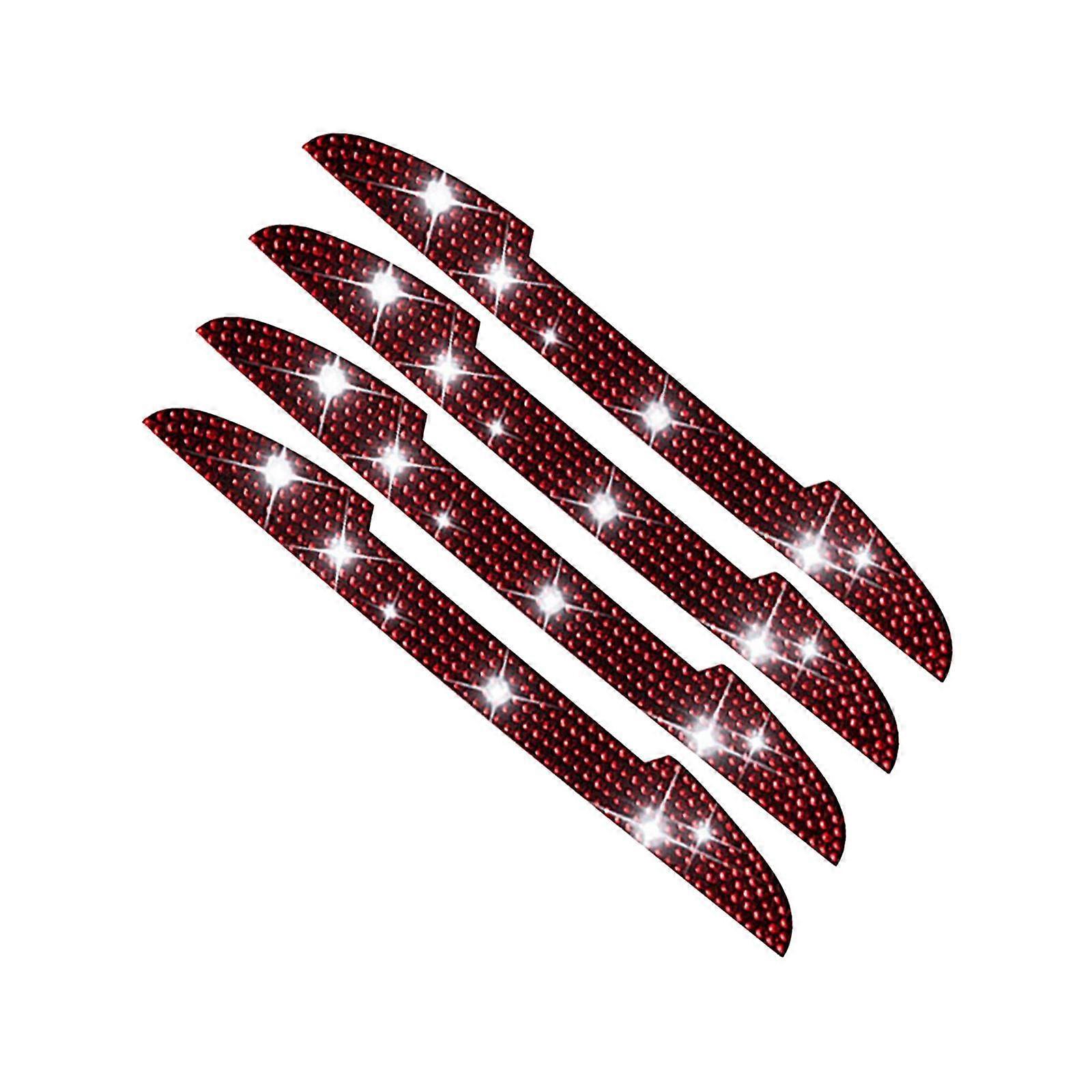 4x Car Door Side Edge Guards Protector Self Sticky Trim Stickers for handle for