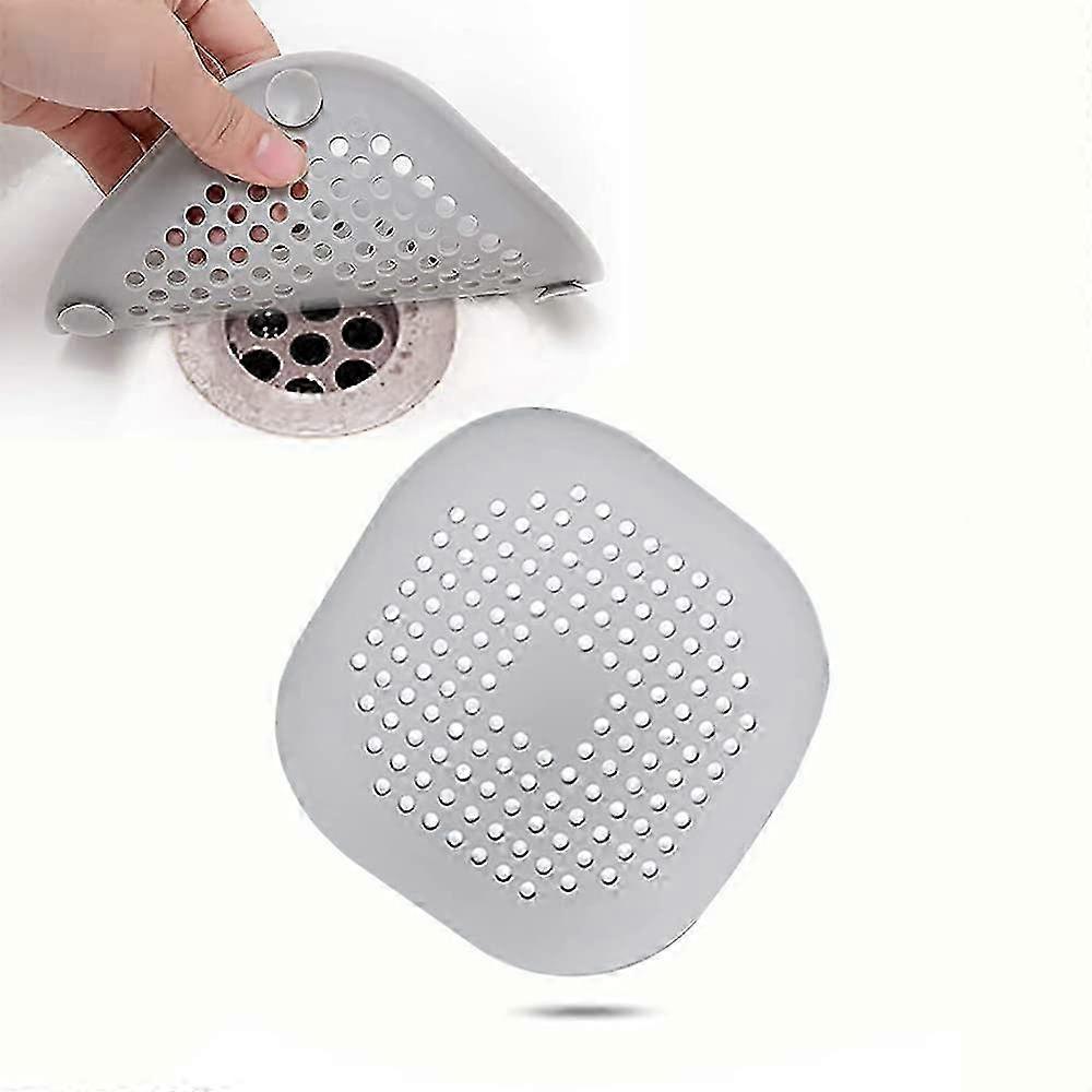Drain Strainer, Durable and Flexible Silicone Material, Easy - to - Install, Effective Hair and Debris Catcher for Bathroom and Kitchen Sinks