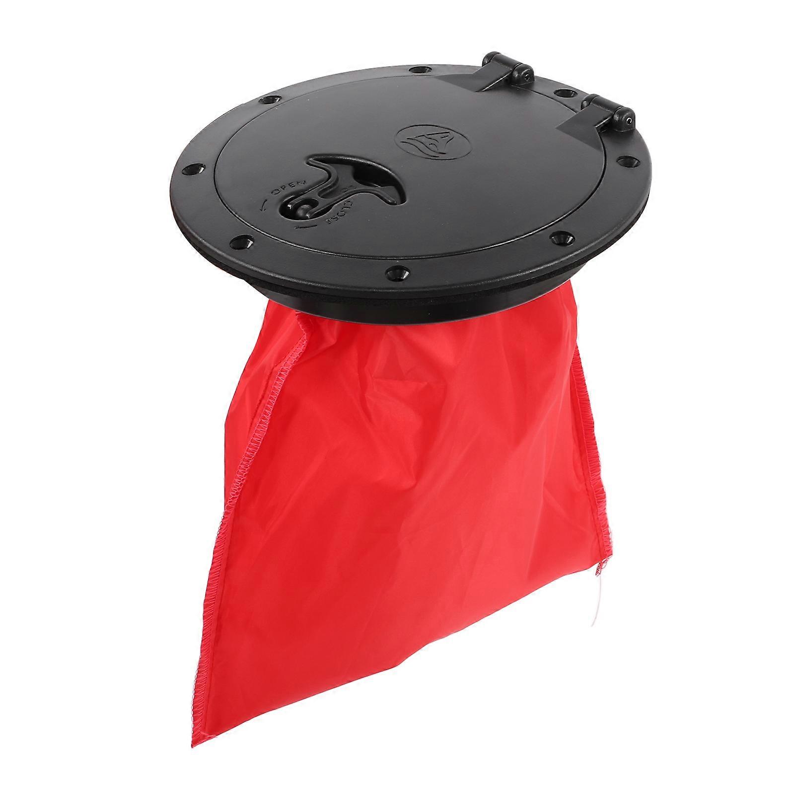 Detachable Hatch Cover Black Circular Detachable Inspection Hatch Cover for Boat Kayaking Canoe