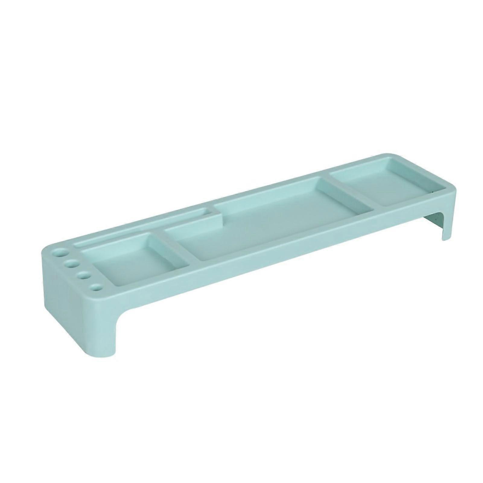 Multifunctional Storage Shelf Multi Grid Organizing Sundries Rack Keyboard Computer Desk Space Saving Tool
