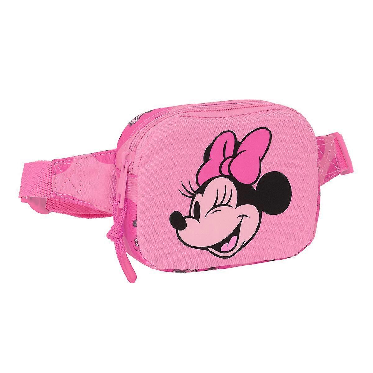 Belt Pouch Minnie Mouse Loving Pink 14 x 11 x 4 cm