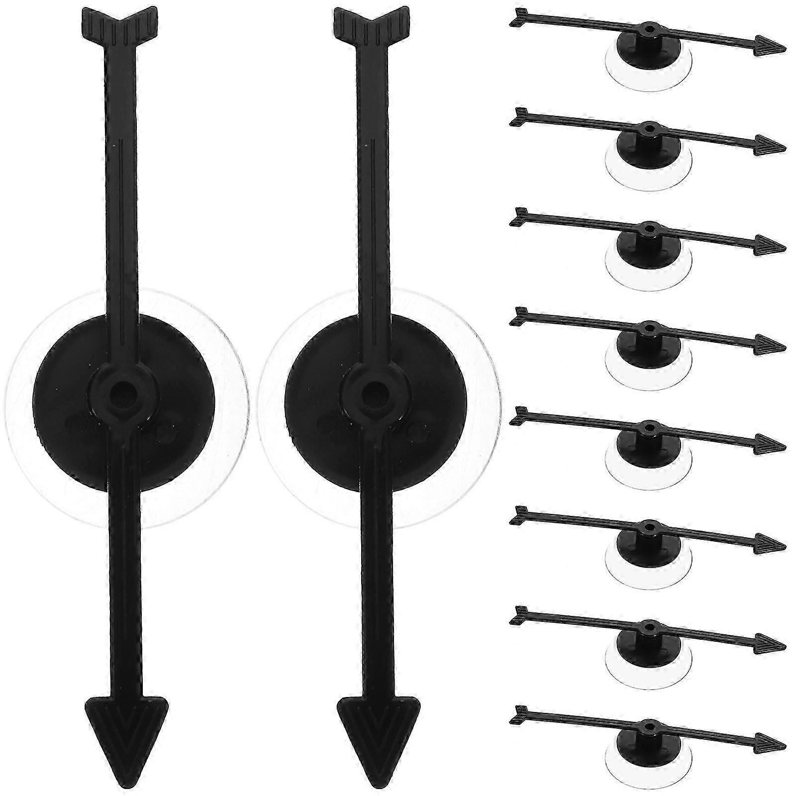 10pcs Game Arrow Spinners Suction Cup Game Spinners Desktop Game Prop Spinners
