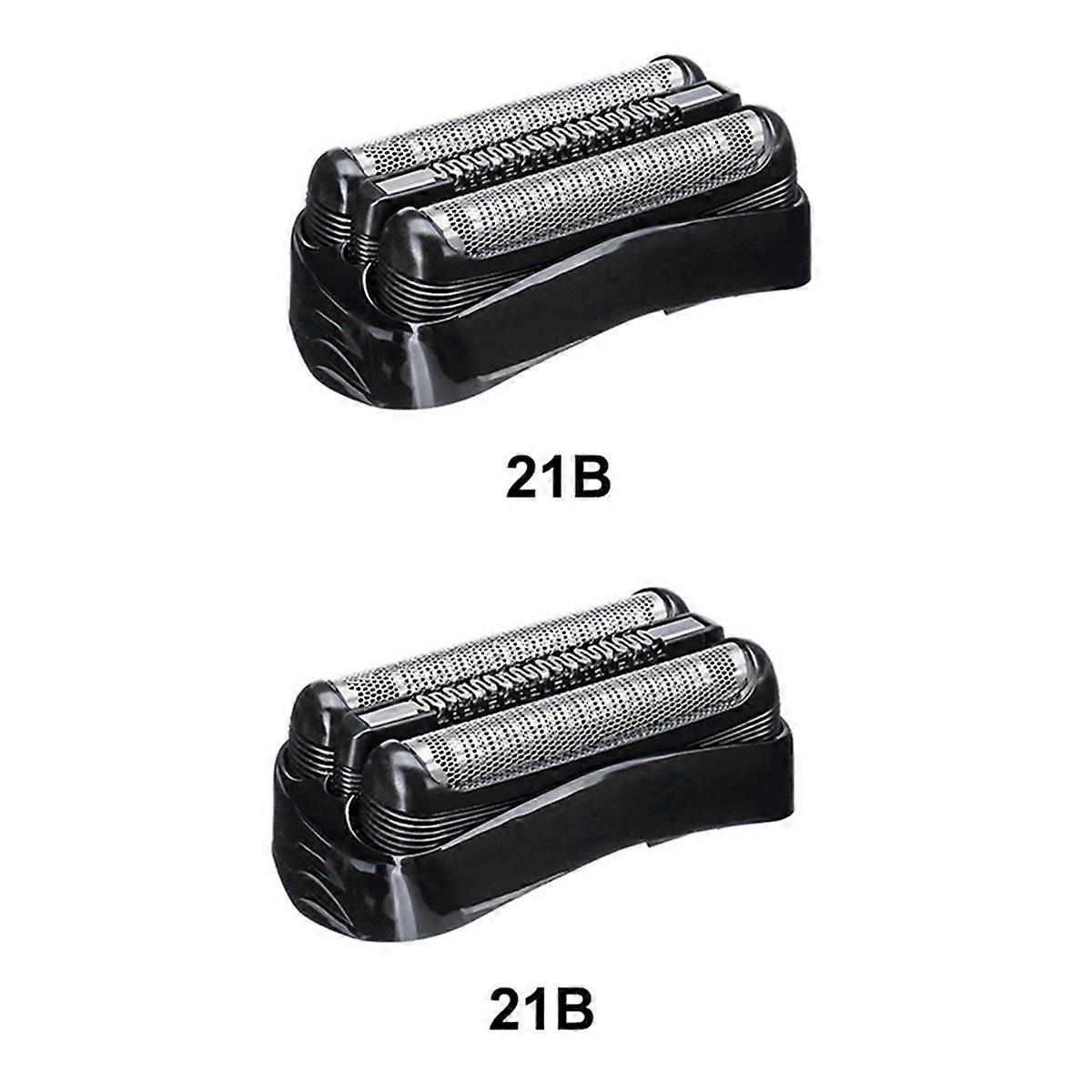 2Pcs 21B Replacement Shaver Foil Head for Braun 3 Series 300S