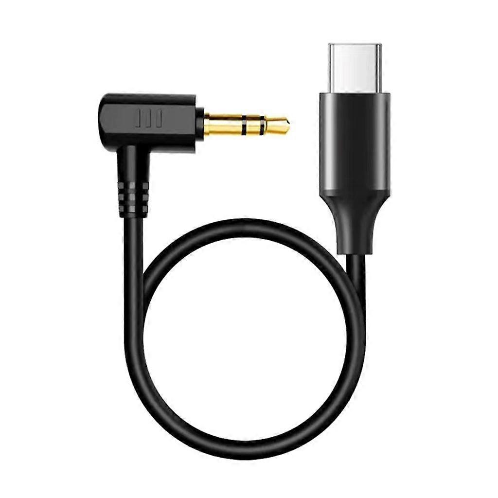 20cm Type-C to 3.5mm Microphone Adapter Cable Cord for Rode Wireless Series