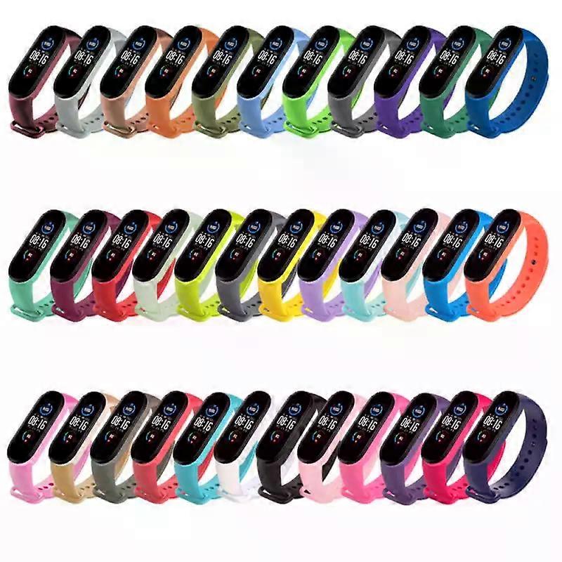 1db legújabb M6 óraszíj csere szilikon csuklópánt a Xiaomi Mi Band 6 sport karkötőhöz Mi Band 6 okosóra csuklópánt