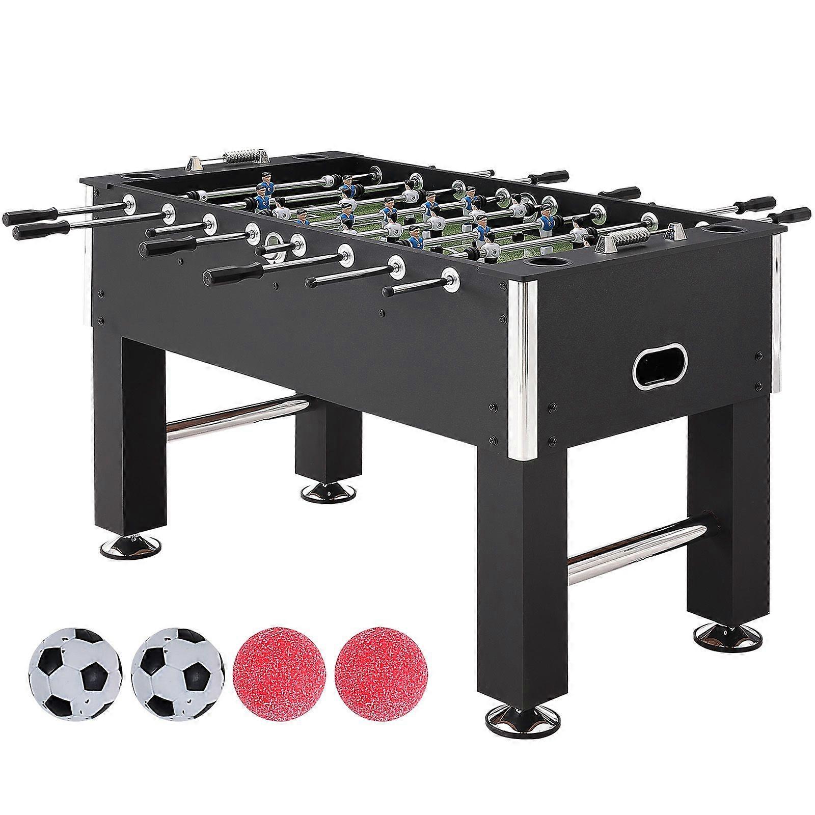Foosball Table, 55 inch Standard Size Foosball Table, Indoor Full Size Foosball Table for Home, Family, and Game Room