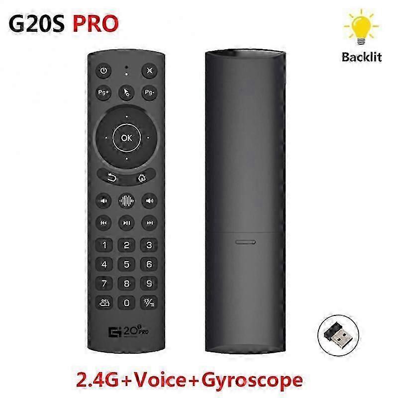 G20BTS Plus G20S PRO 2.4G Wireless Smart Voice Backlit Air Mouse Gyroscope IR Learning
