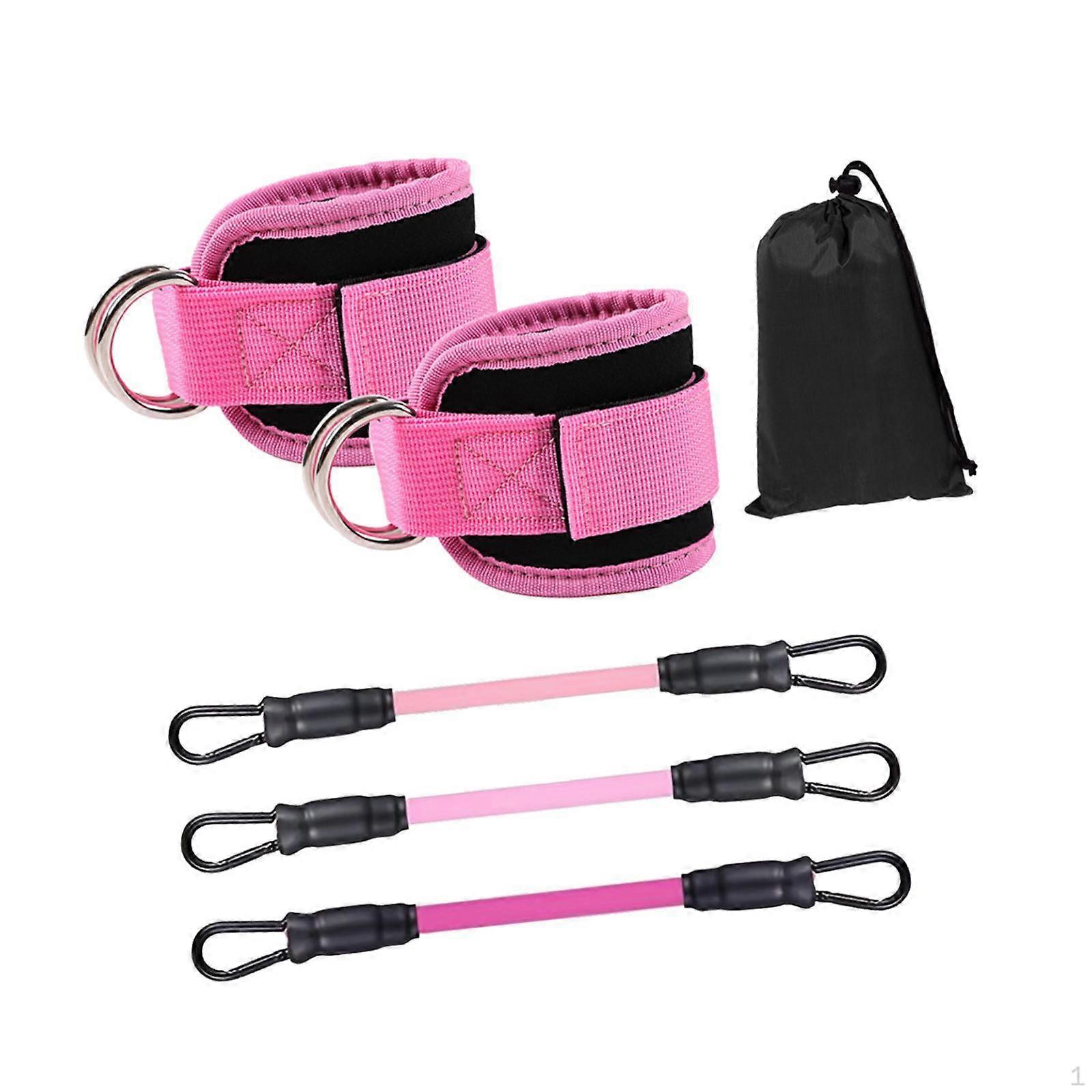 3 Pieces Ankle Resistance Bands Set Workout for Leg Butt Training