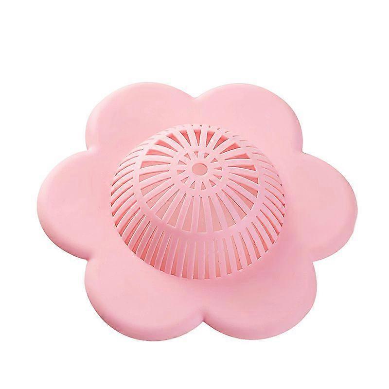 Flower-shaped Floor Drain Cover (Pink)