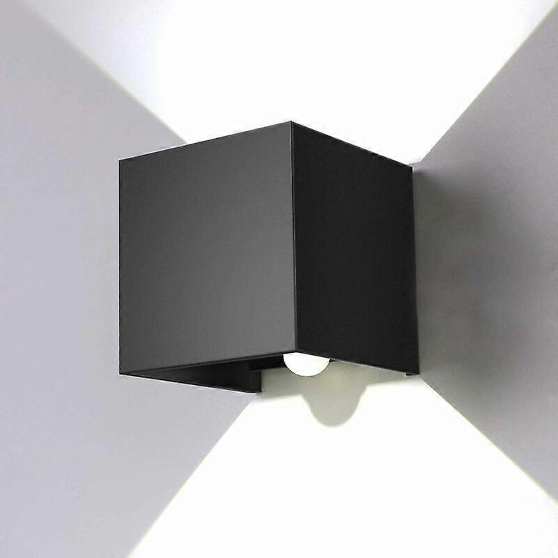 12W Wall Light with Motion Sensor for Outdoor Indoor, LED Wall Light Adjustable Angle, IP67 Waterproof Wall Lamp 6000K Cold White, for Hallway Garden