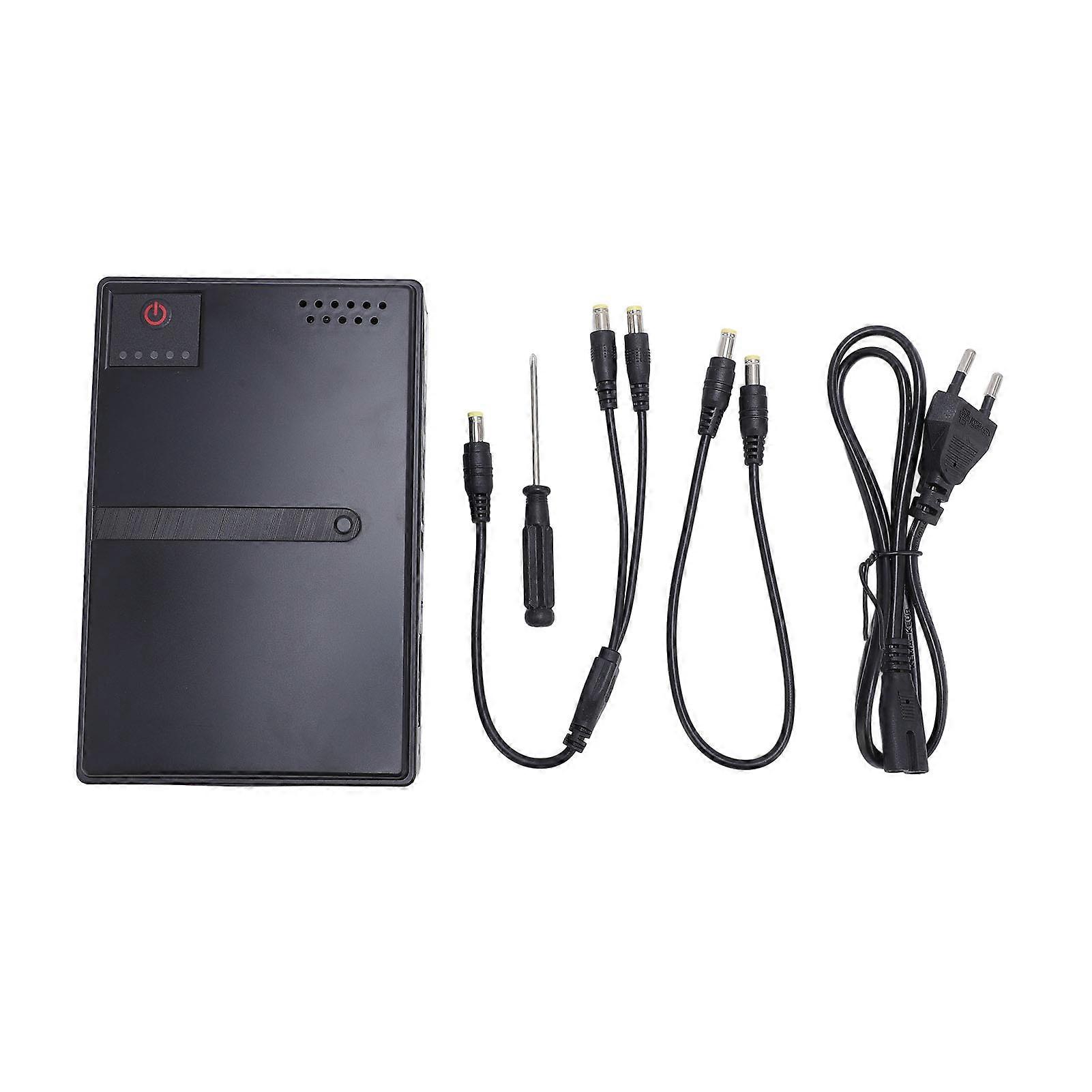 DC UPS Power Supply 5V 9V 12V Output Uninterruptible Power Supply for Router Smartphone Home Camera