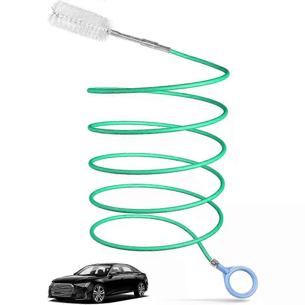 Car Sunroof Drain Tool Long Flexible Nylon Brush for Windshield Wiper Tank Unclog Remove Clogs Door Pipe