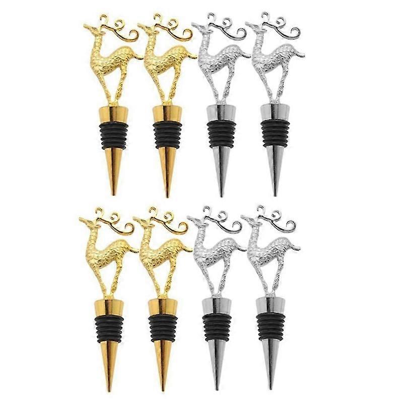 Wine Stopper, Reusable Wine Bottle Stopper, Bottle Safe for Wine Collection, Red Wine, Champagne, B--As Shown
