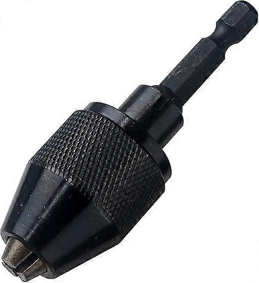 20753A Keyless Drill Chuck for Impact Driver, Chuck Conversion Adapter, 1/4 Hex Shank, Convert Cordless Screwdrivers into Power Drills in Seconds, For