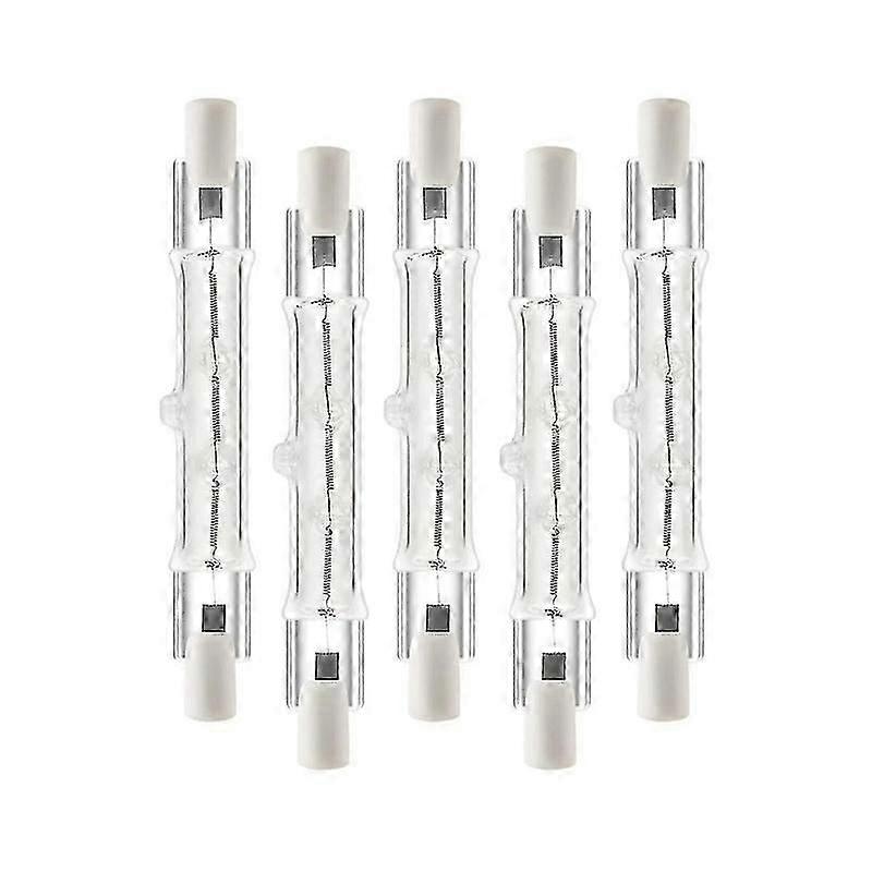 Halogen Lamp 60w 78mm Double Ended Linear R7s Halogen Light Bulb Ac220-240v Household Decor R7s Halogen Bulb [JKW]