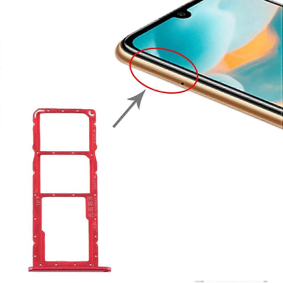 SIM-kortfack + Micro SD-kortfack för Huawei Y6 (2019)