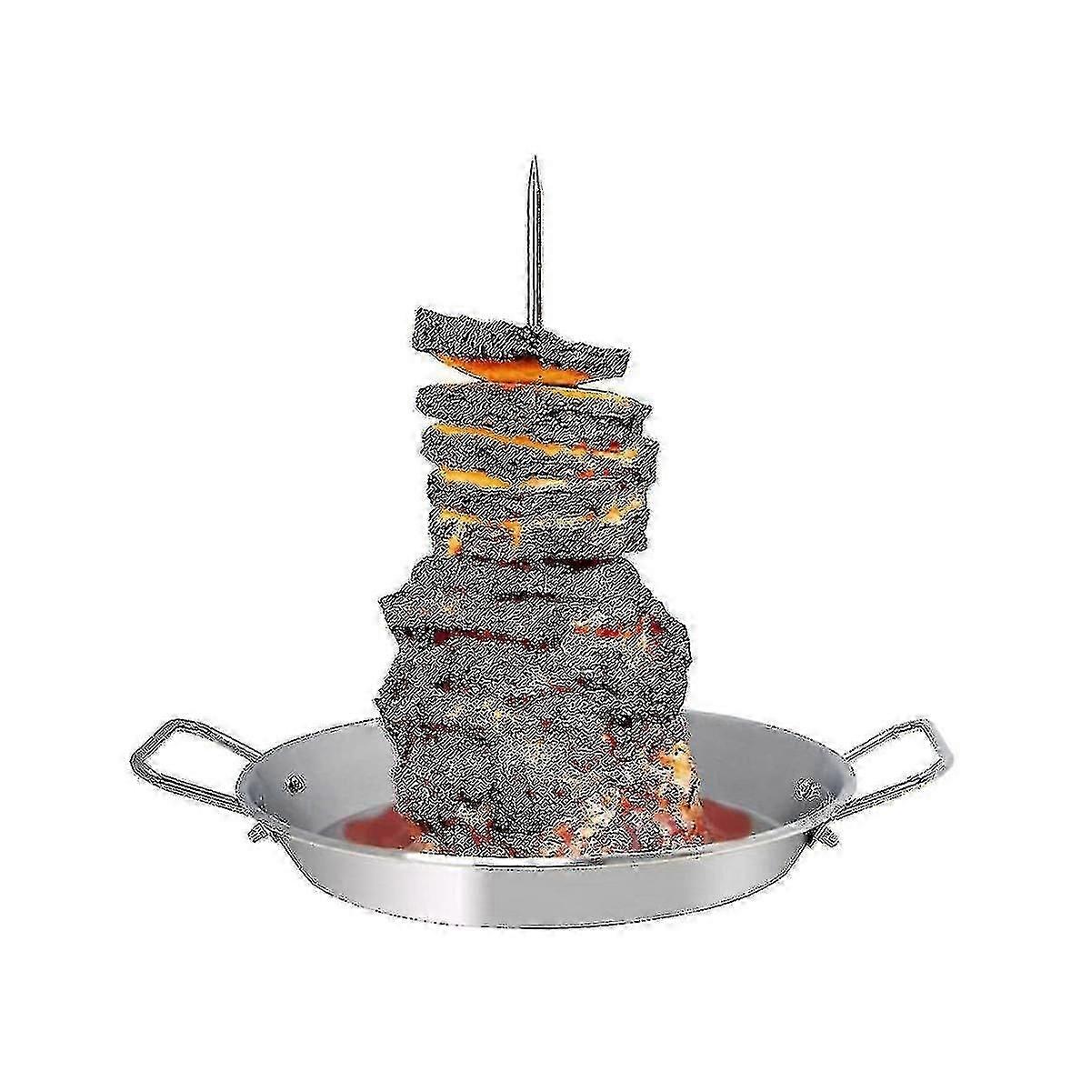 Vertical Spit Stand for Al Pastor Tacos Shawarma and Kebabs