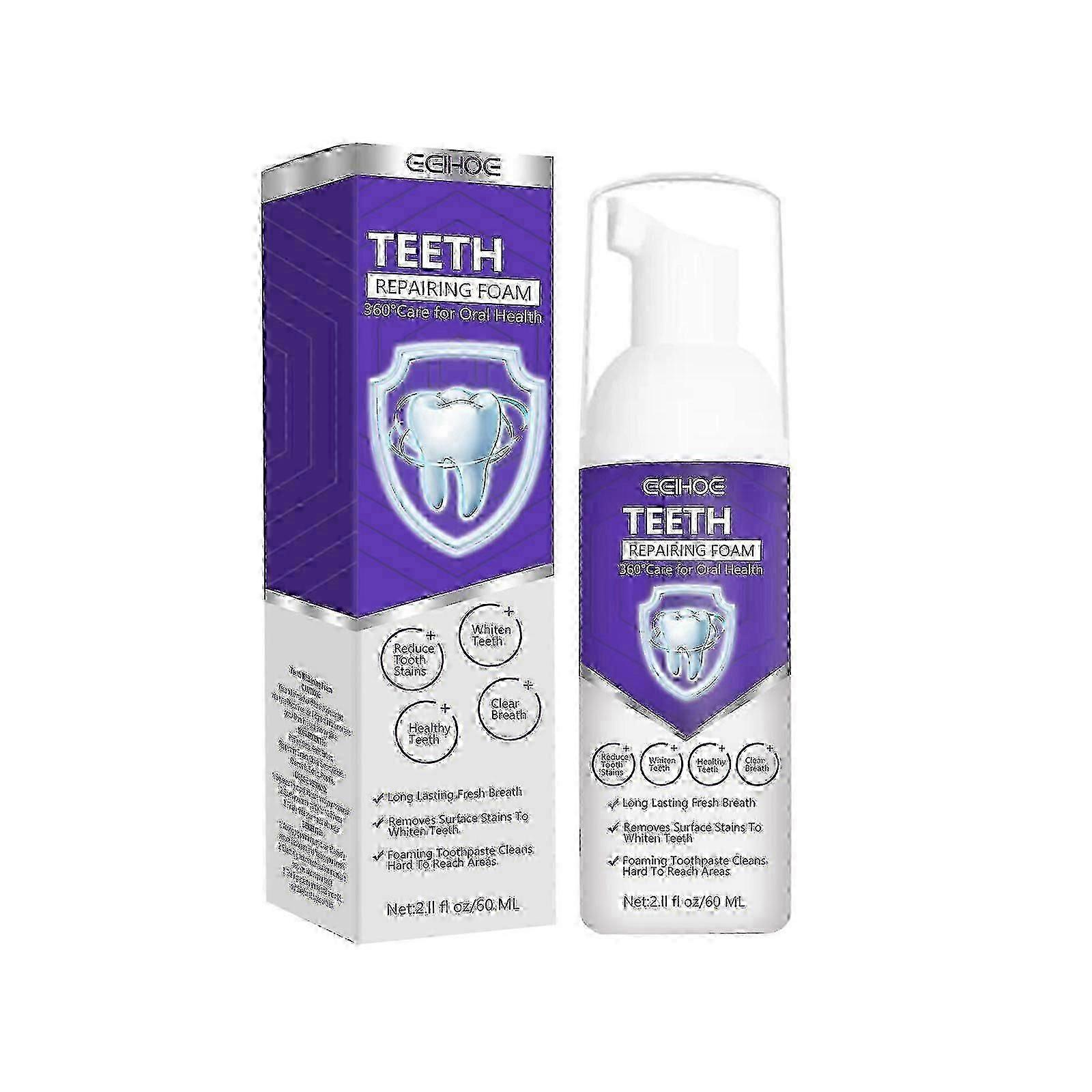 パープルホワイトニング歯磨き粉フレッシュブレス白い歯のきれいな汚れと歯石の美容ケア歯磨き粉