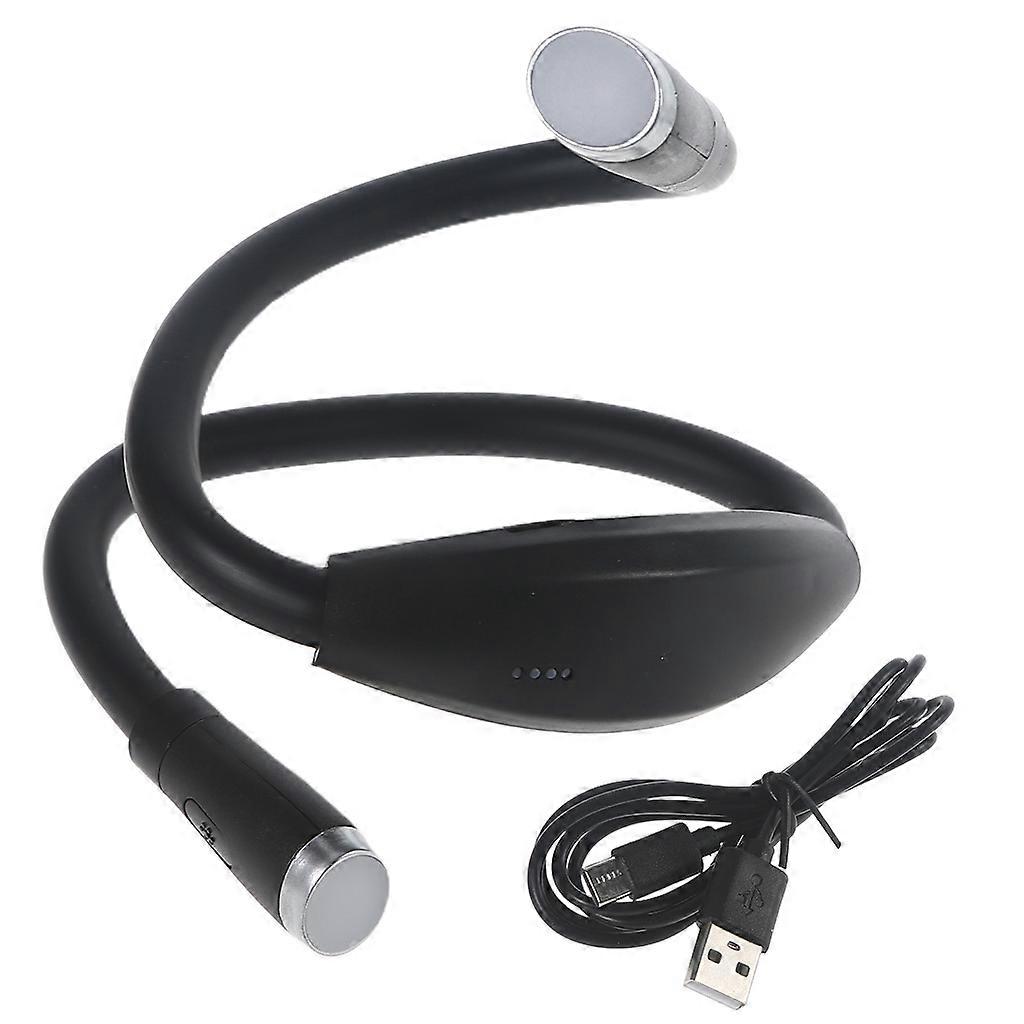 Neck Light Book Light for Reading in Bed 4 LED 3 Light Modes Neck Lamp, Hands Free Flexible Torch Lights for Readers