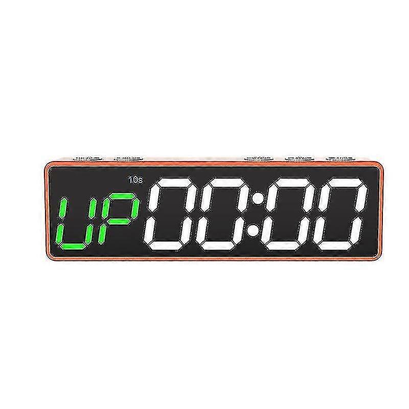 Usb Rechargable Gym Timer Led Workout Clock Count Down Up Clock Stopwatch