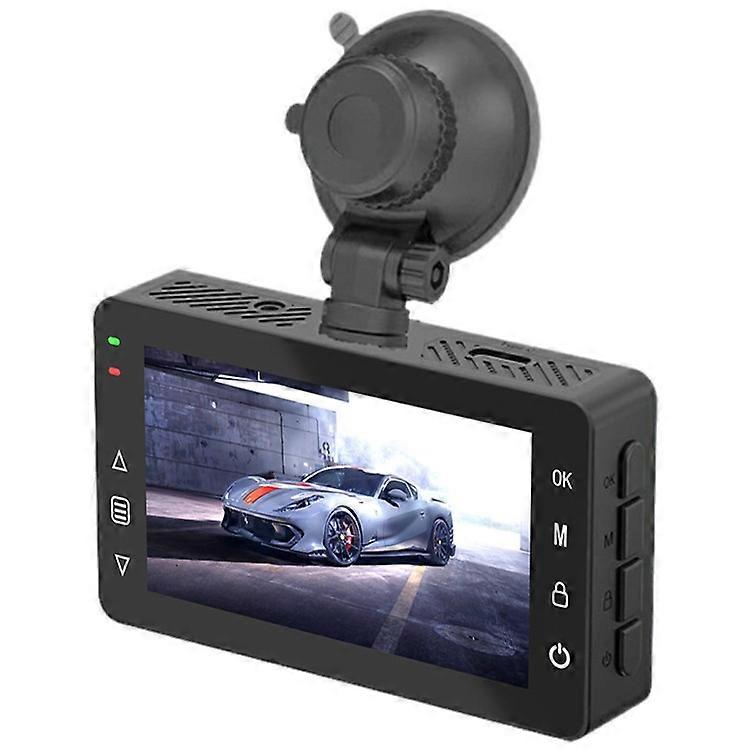 A5 4K Front 2K Rear Car Dash Cam 3 Inch Dual Lens WiFi Smartphone Connection Vehicle Parking Recorder