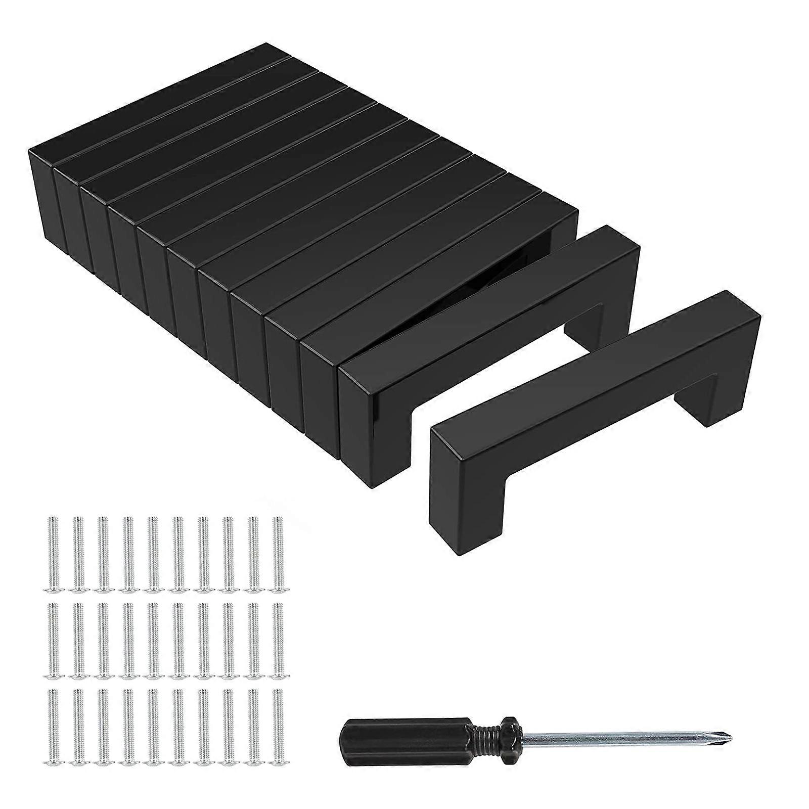 96/128mm Brushed Cabinet Handle Practical Furniture Handles Metal Pulls Simple Install & Use Furniture Handles for Home