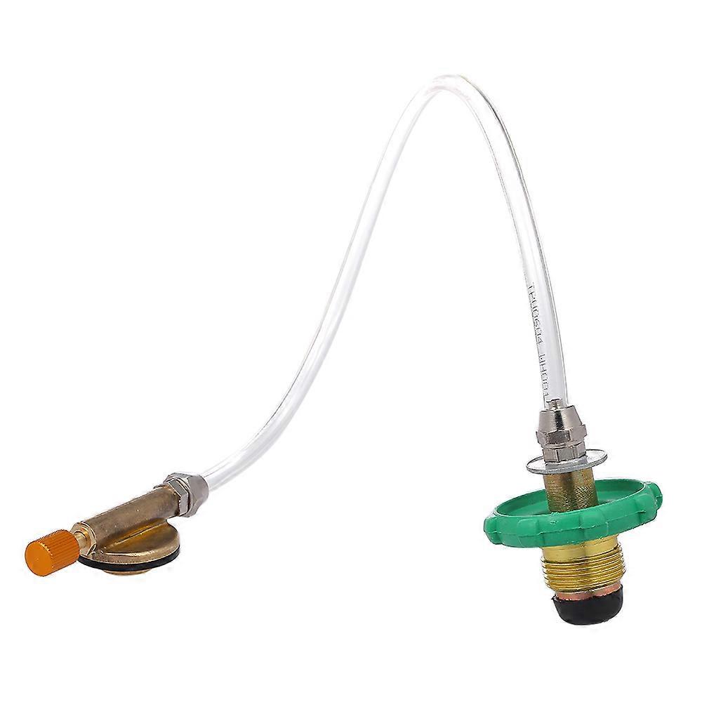 Camping Stove Propane Refill Adapter Flat Cylinder Tank Coupler Bottle Adapter
