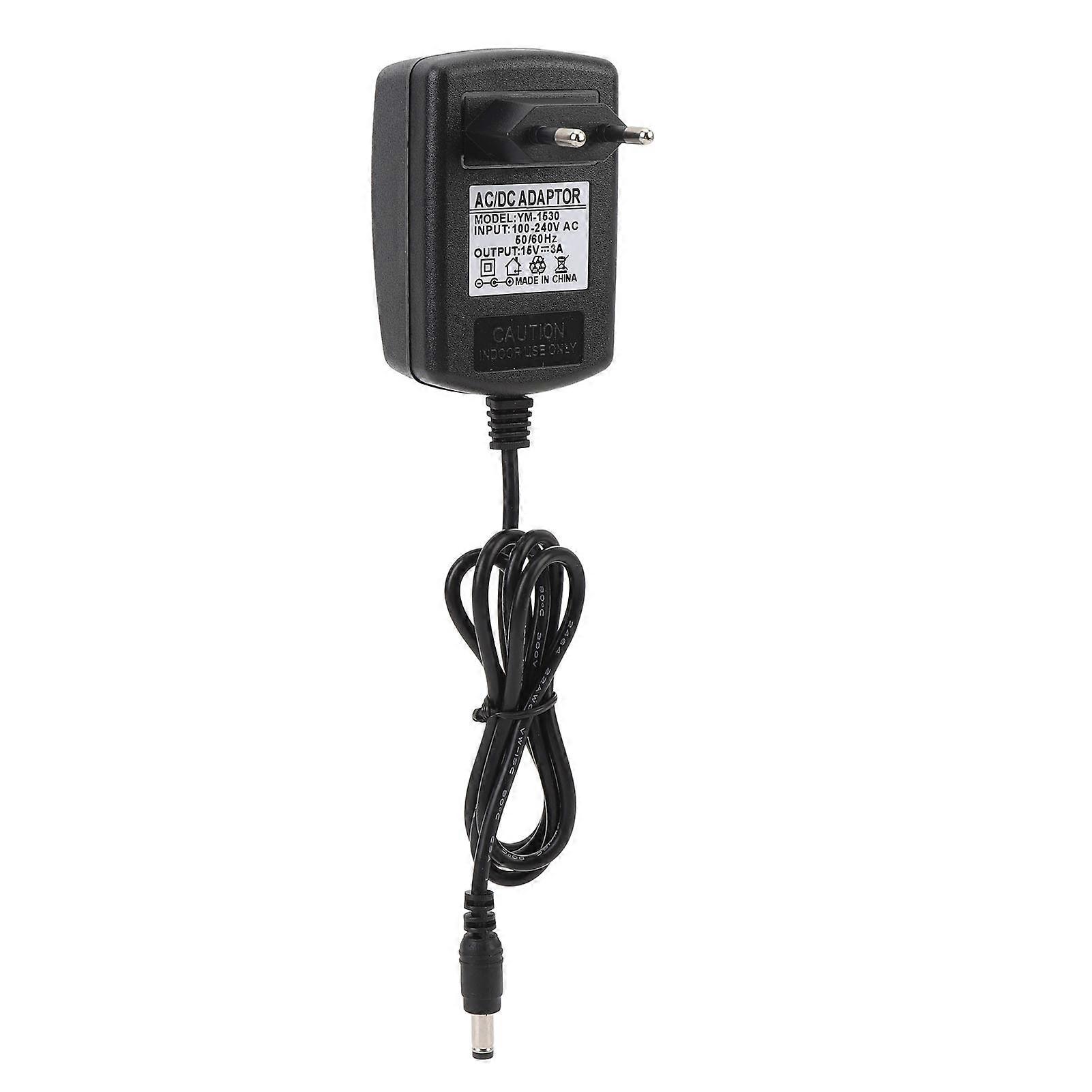 DC 15V 3A Power Adapter 5.5mm x 2.5mm Charging Cable for Speakers LED Billboards Light Characters Strip Light Lamp Module EU Plug 93cm