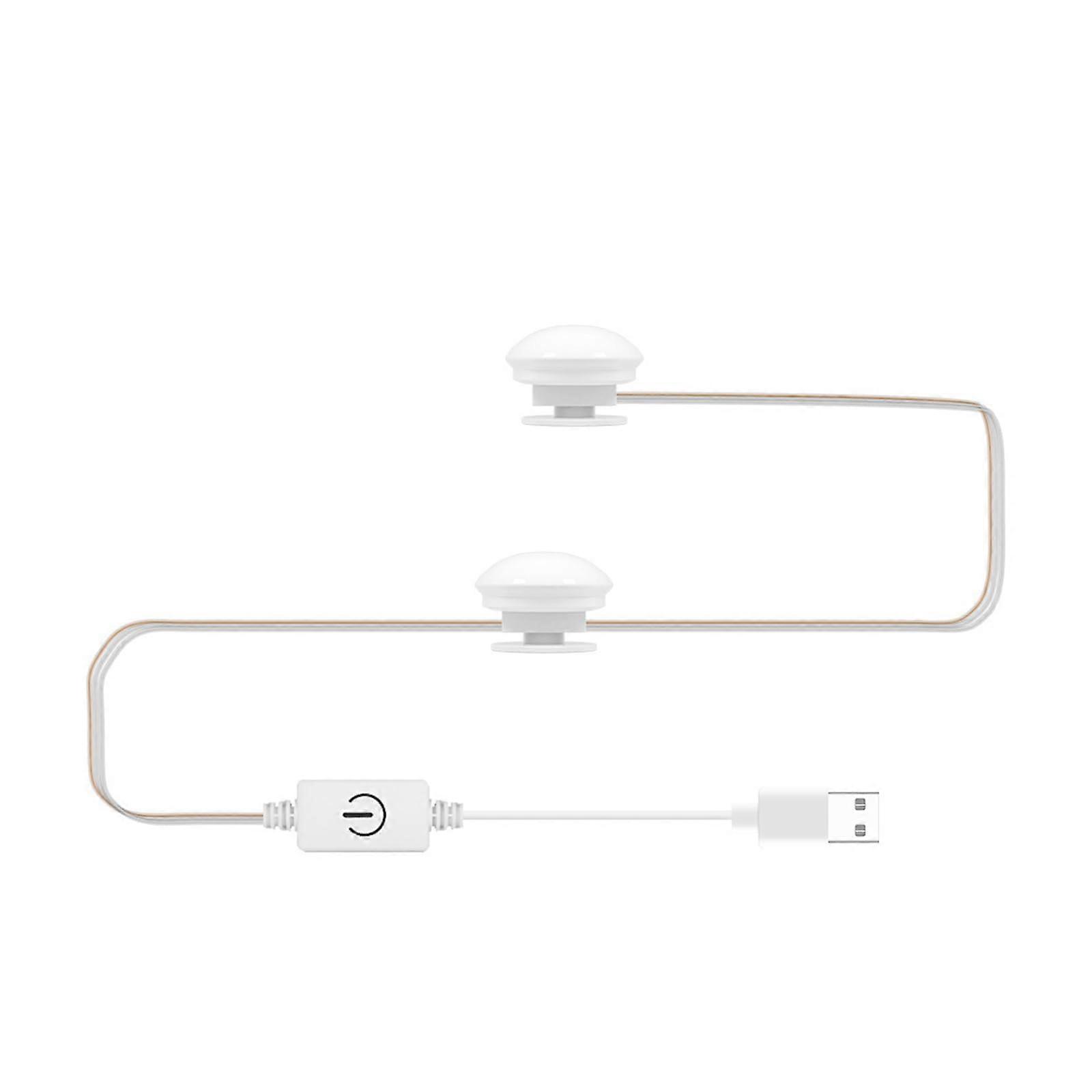 LED Cosmetic Mirror With Front Light, USB-Powered Makeup Light, Tri-Color Dimmable LED, Fill Light