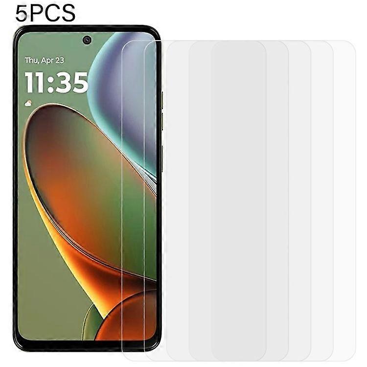 Motorola Moto G15 4Gスクリーンプロテクター0.3mm 2.5D強化ガラスクリアフィルムに対応した5個
