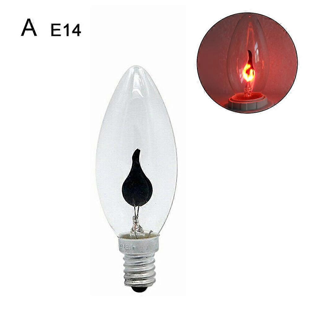FLICKER FLAME Candle Light Bulb CHRISTMAS Lamp E14/E27