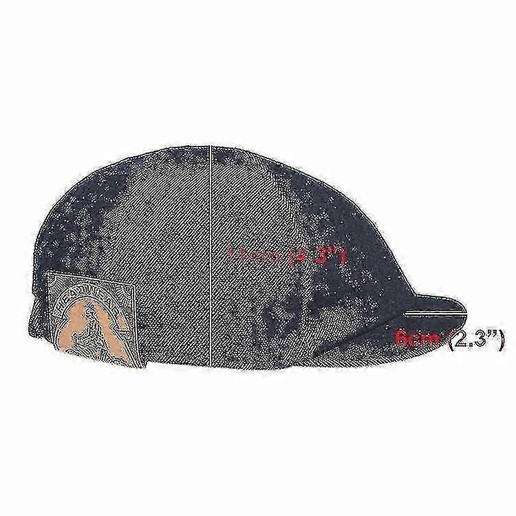 Hats Retro Classic Cowboy Newsboy Hat Hexagonal Tooling Cap