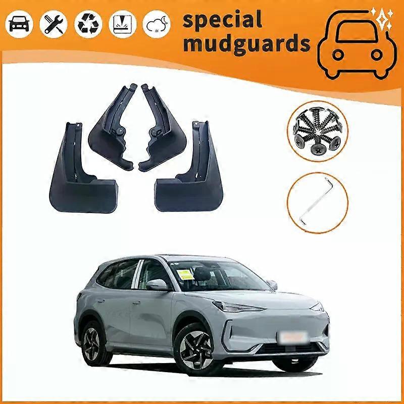 For Geely Galaxy E5 Mudguards Fender Mudflaps Front Rear Flares Splash Guards Cover Car Accessorie