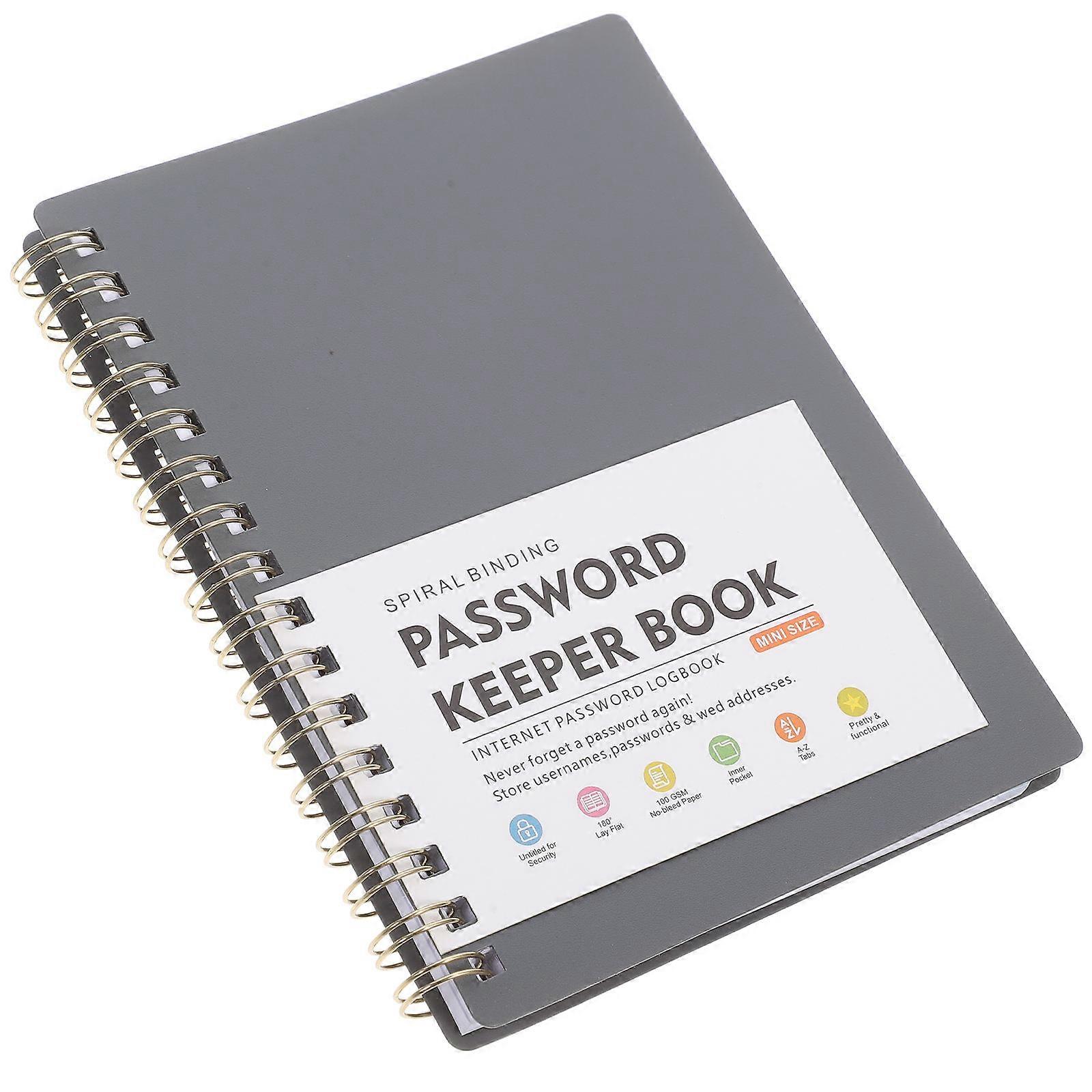 Password Book Alphabetical Tabs for Website Logins Password Organizer Small Notebook