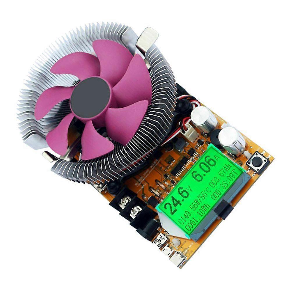 150W Upgraded Red Fan USB Battery Discharge Tester with 8-in-1 Measurements