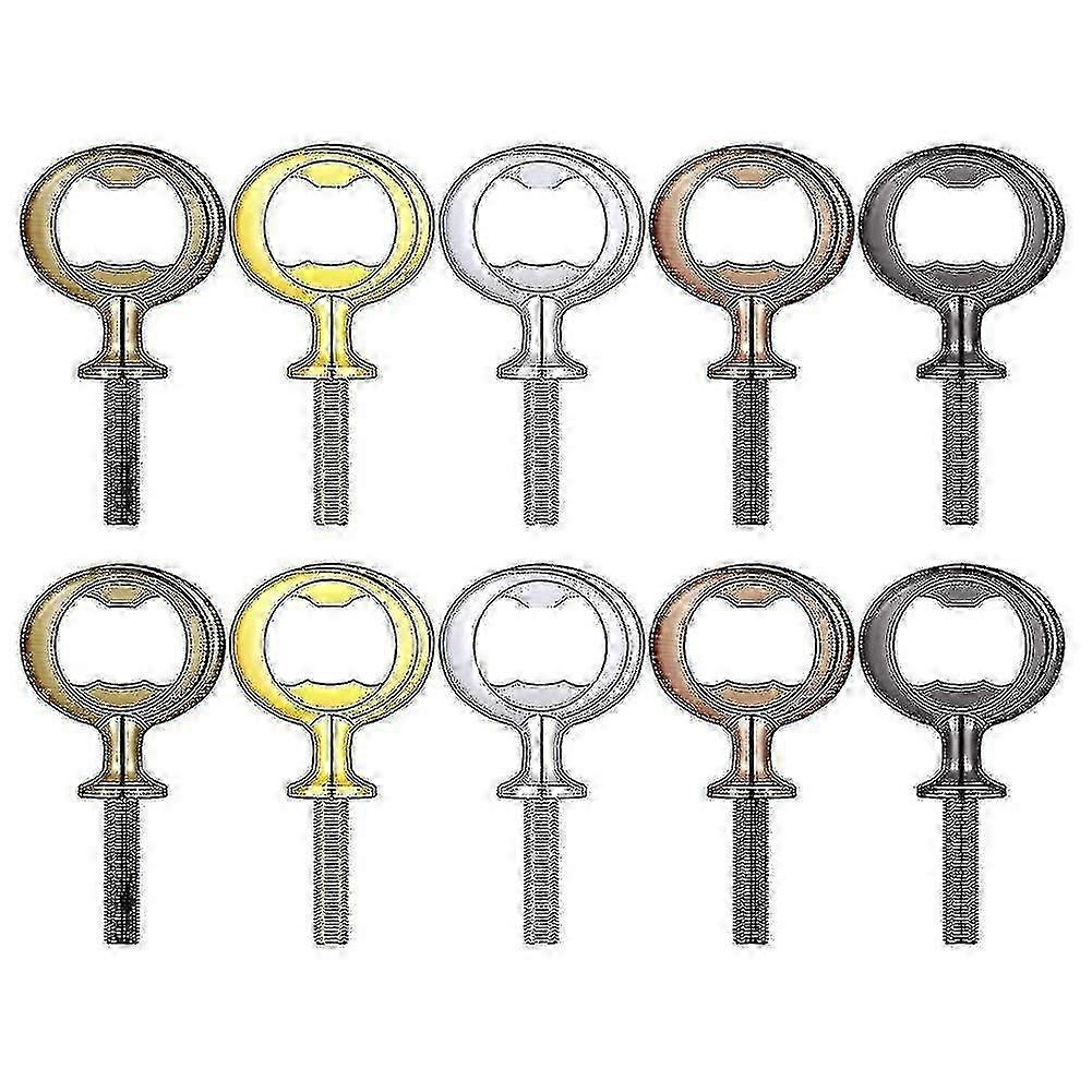 10pcsステンレス鋼ボトルオープナー抜きブランクキット - ルイカラッキー