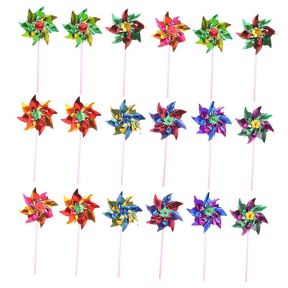 20pcs DIY Windmill Pinwheels for Garden Decor – Safe, Creative Outdoor Play & Activity Toys
