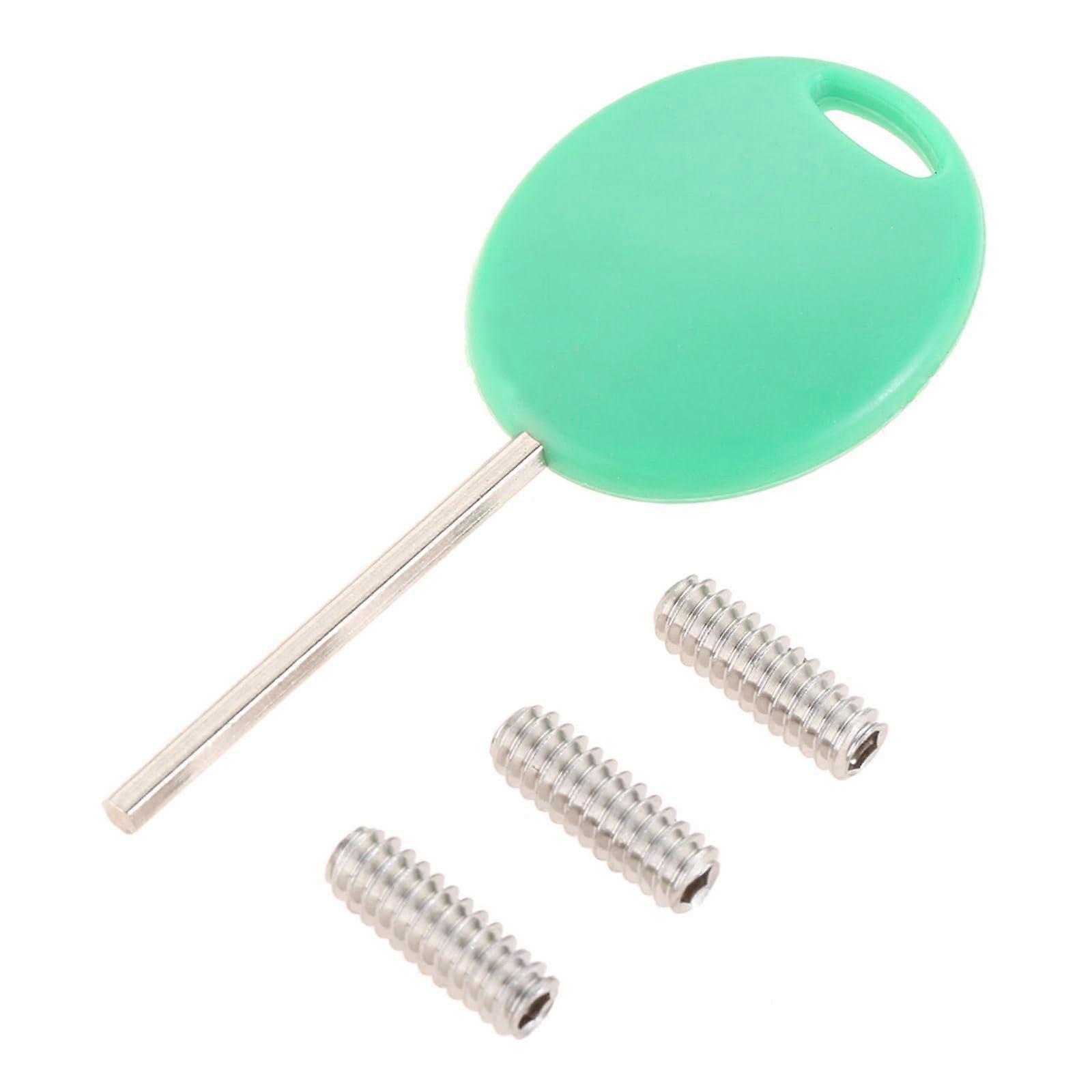 Longboards Surfing Board Fin Hexagon Surfboard Fin Wrench with Screws Surfboard Install Tool Surfboard Accessories Green Ref: 7607