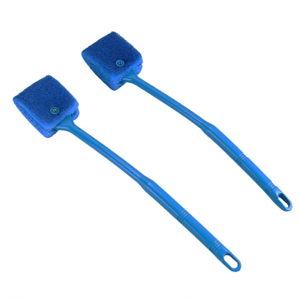Fish Tank Cleaning Brush Practical Design Aquarium Enthusiasts Cleaning Plastic 2Pcs