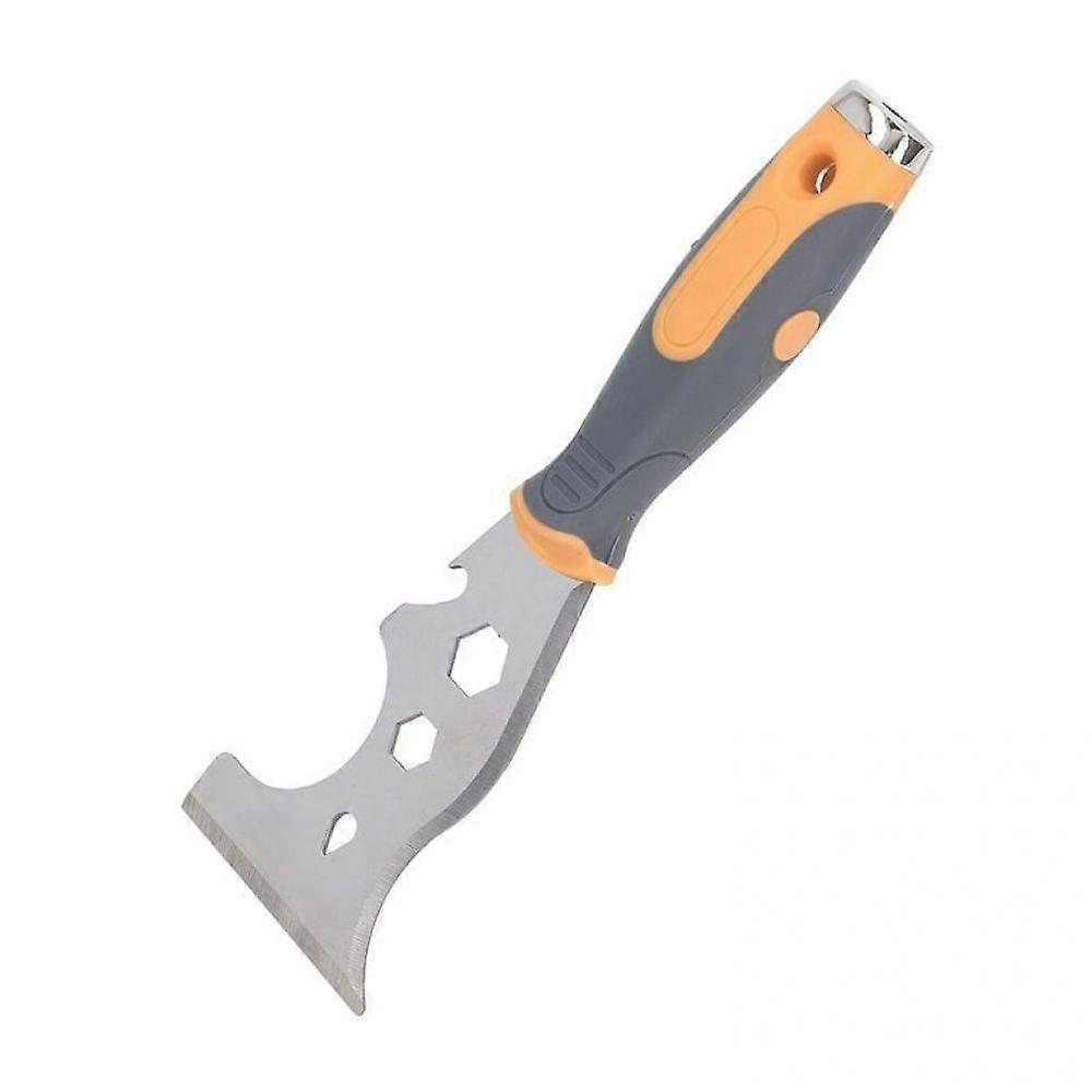 Paint Scraper, 16-in-1, Stainless Steel Scraper, Multi-Purpose Painter's Tool with 4 Screwdriver Bits Paint Remover for Paint, Wood, and Blades.