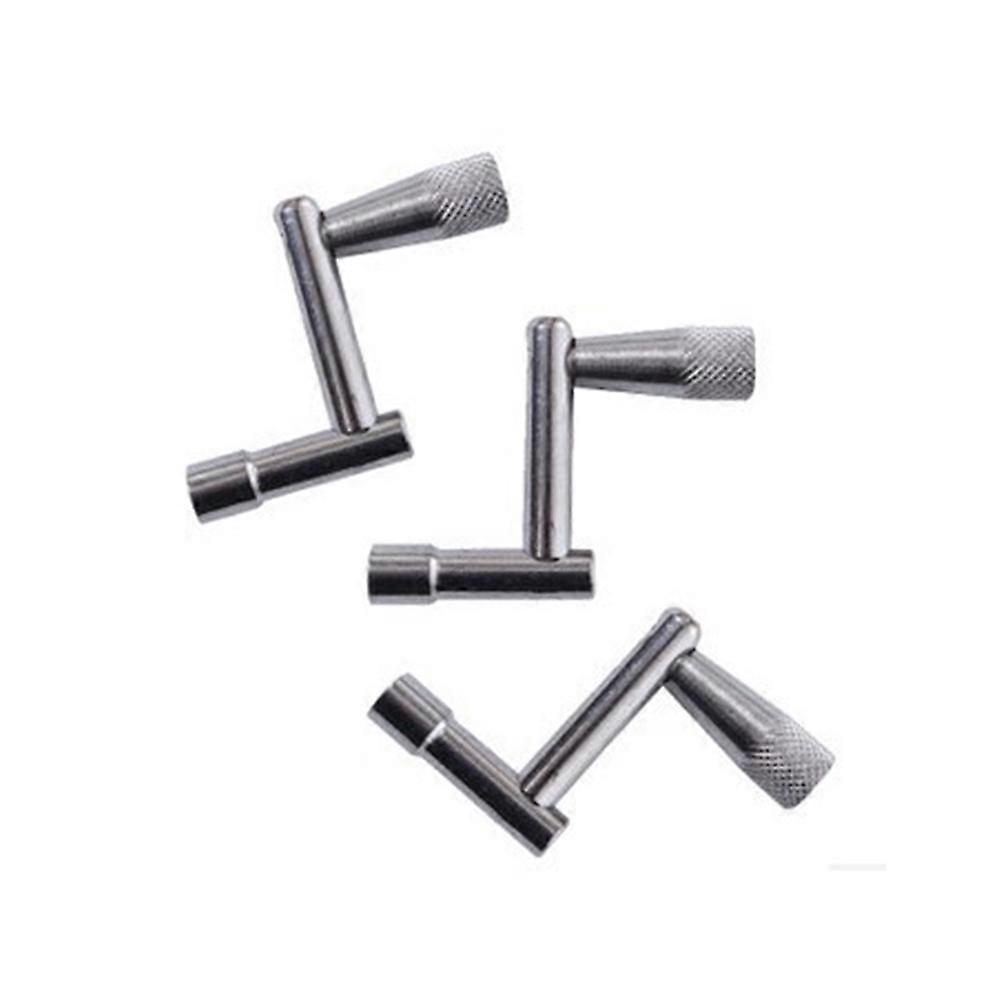 Drum Tuning Key Heavy Duty Square Drum Keys Musicians Silver 7x4.5x2cm Tuning Drums 3Pcs