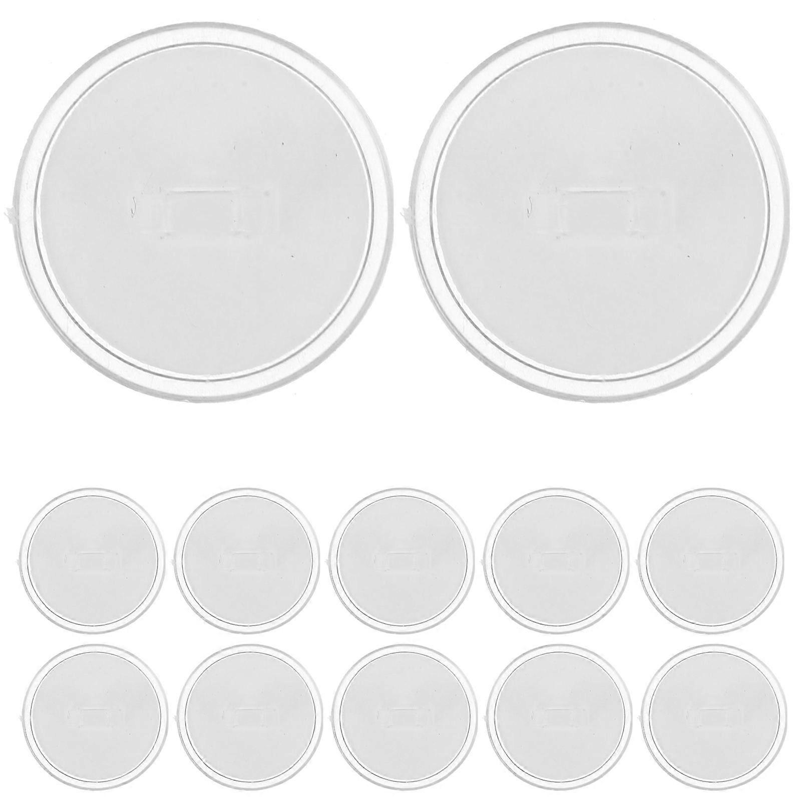 30pcs Transparent Adhesive Ceiling Hooks, Strong Hold Removable Hooks for Hanging Lanterns, Wind Chimes & Decorations, Space Saving Design