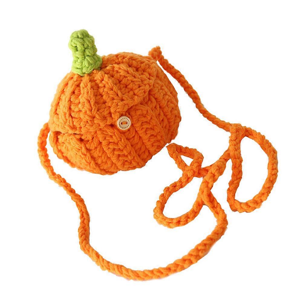 Candy Pouch Pumpkin Shaped Storage Bag Orange 10X10X10CM Durable 1Set
