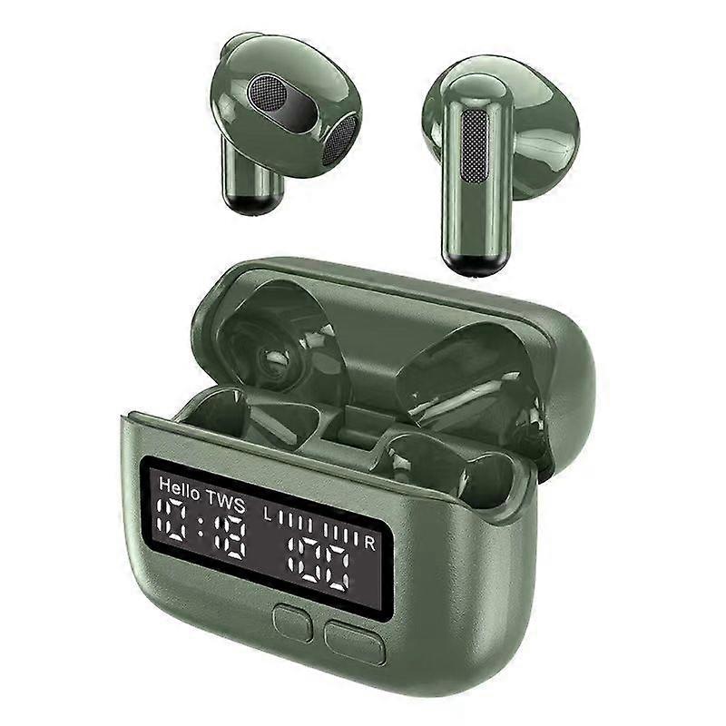 Portable Wireless Bluetooth Headset, Digital Clock (Green)