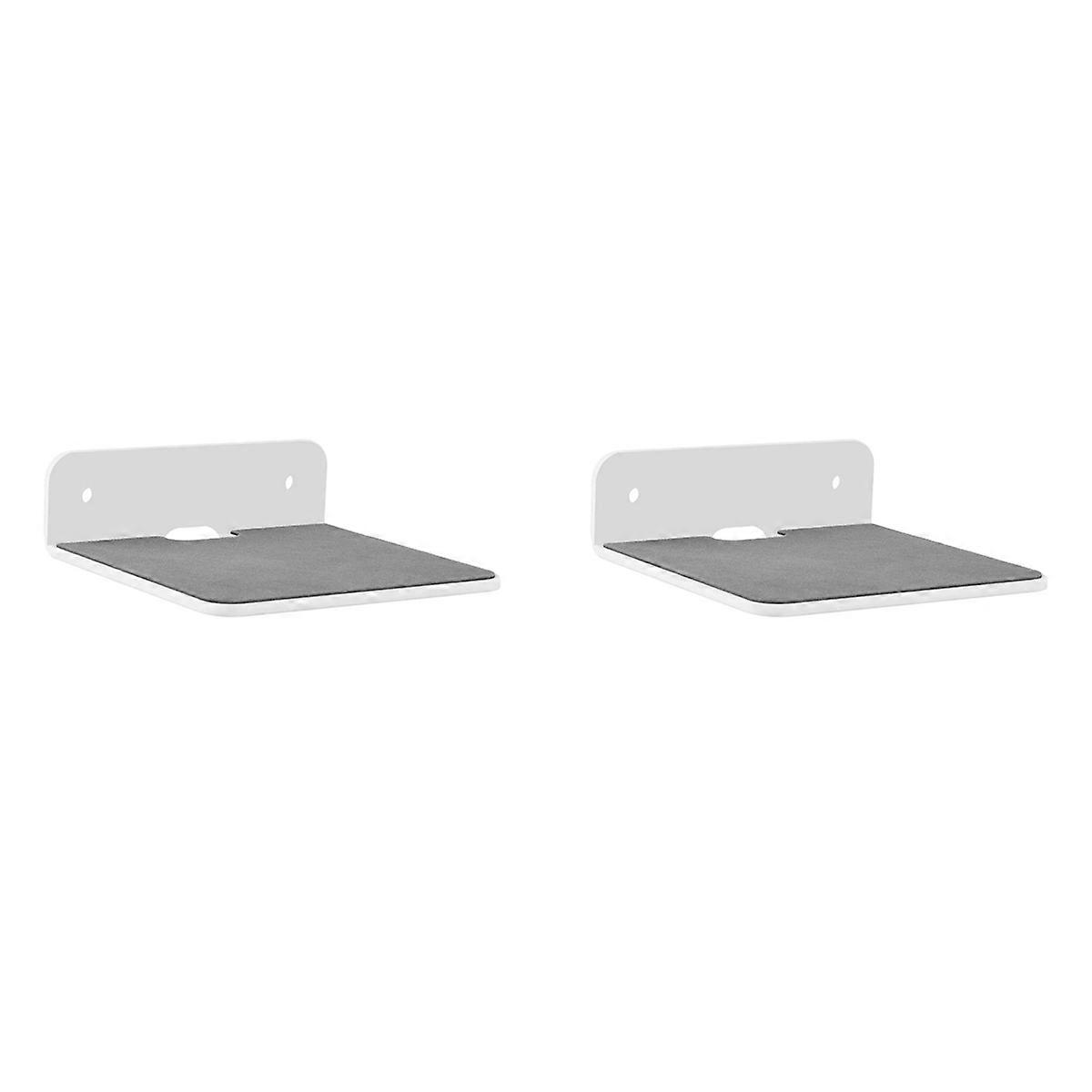 Wall Mounted Holder Multifunctional Portable Speaker Wall Shelf White