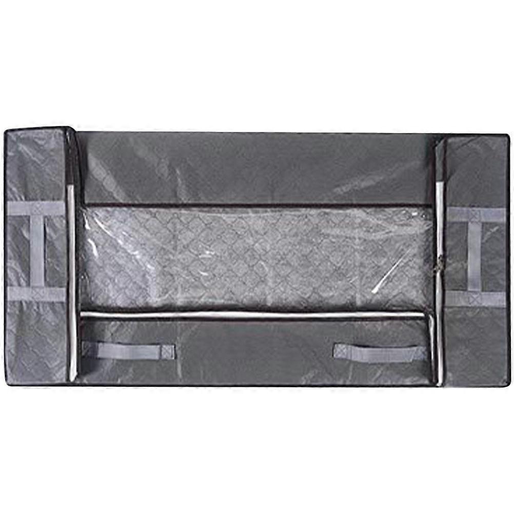 Household Quilts Container Multi-Function Clothes Box Under-Bed Space Utilization Non-Woven Cloth 39.4X19.7X5.9in 1Pcs