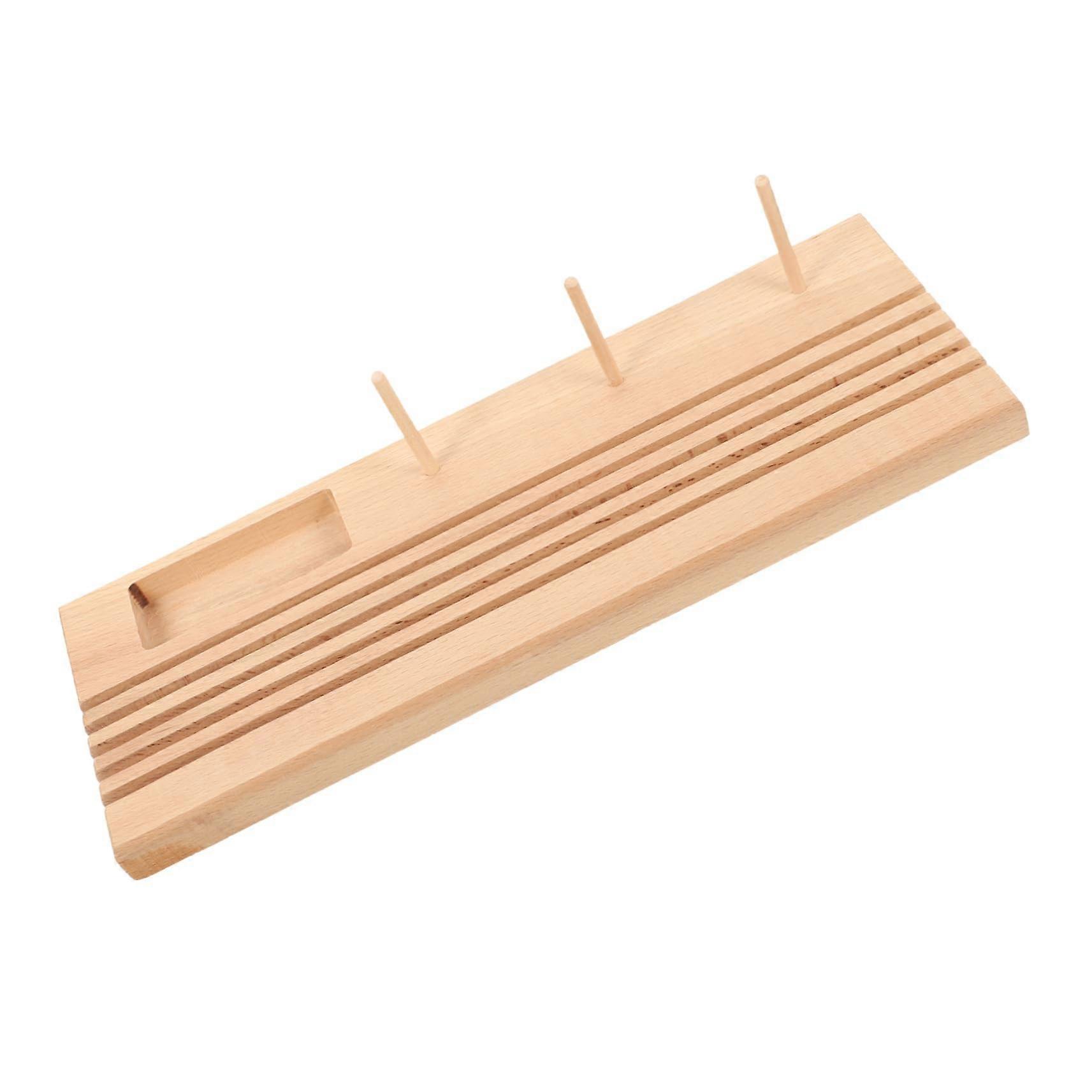 Wood Spool Holder for Sewing Thread – Sturdy Thread Organizer for Quilting, Embroidery, and Crafting