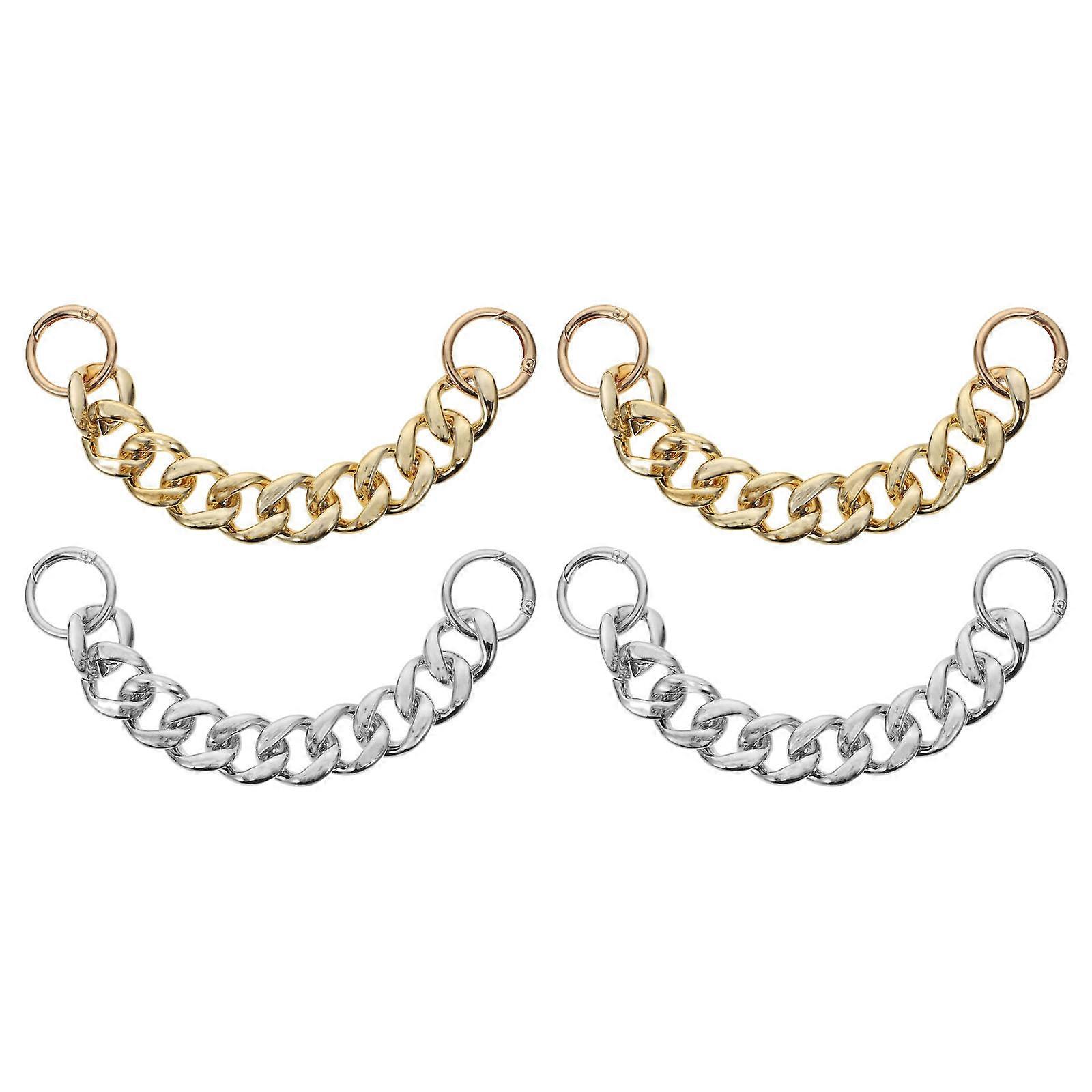 4PCS Shoe Chains, Multi Purpose Adornments for Sandals, Garden Shoes & Party Use, Durable & Reusable Design