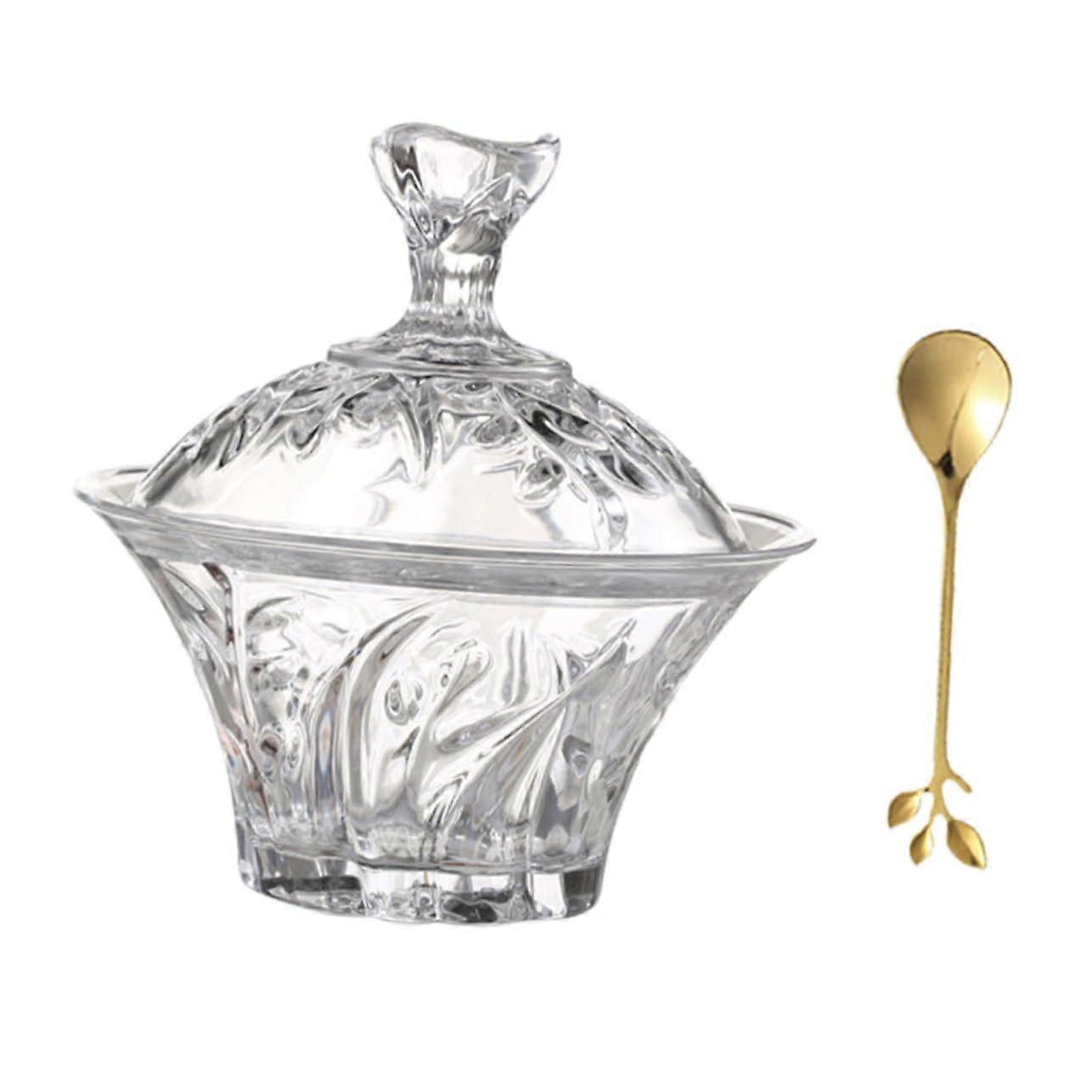 Cubilose Storage Cup Set with Lid, Spoon, and Saucer, Includes Fruit Bowl and Steamer for Gourmet Dining