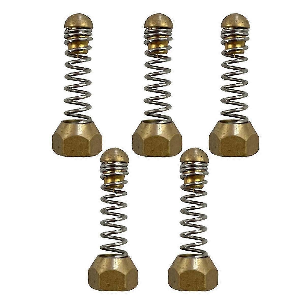 5Pcs 1/8 Internal Thread Pipe Nozzles,Sewer Drain Pipe Spring Ejectors,Cleaning Vibr Edition 0715